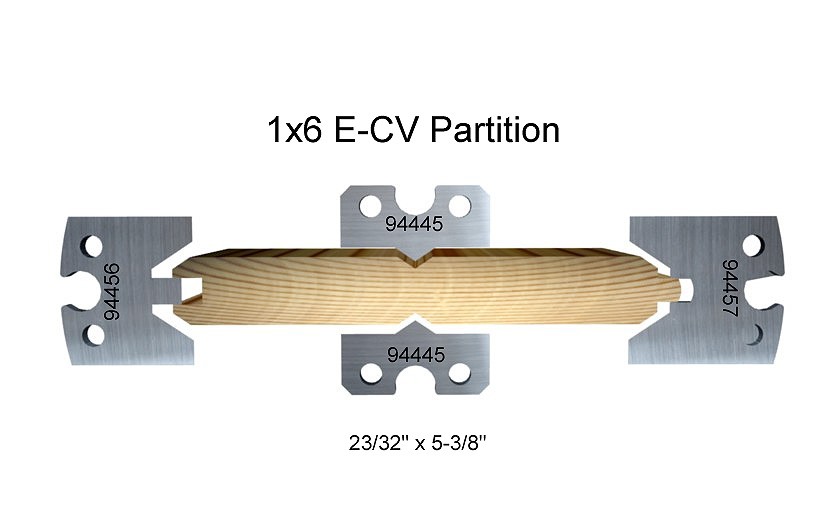 1 x 6 E-CV Partition