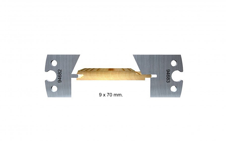 Chamfered, indoor, 9 mm